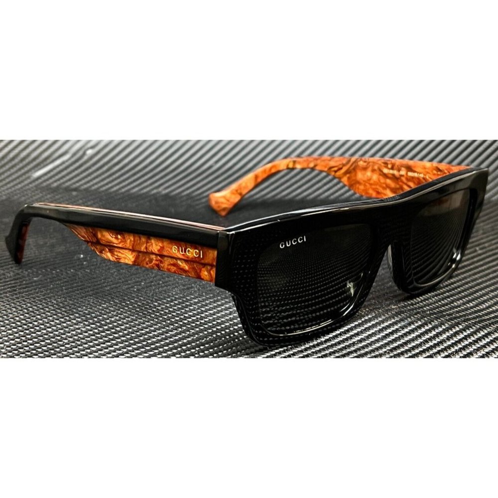 Gucci Black 55mm Sunglasses New With Case - Picture 3 of 4